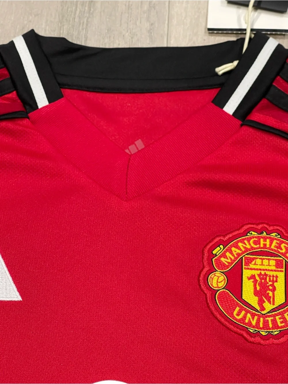 Adidas Manchester United 2024/25 Home Jersey Red Soccer Shirt Youth Large NWT